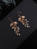 Bridal Earring Rhinestone Crystal Pearl Wedding Dangle Earring
