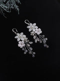 Bridal Earring Rhinestone Crystal Pearl Wedding Dangle Earring