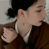 Pearl Tassel Earrings Women Long Versatile Birthday Party Jewelry