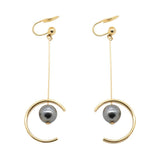 Pearl Tassel Earrings Women Long Versatile Birthday Party Jewelry
