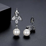 CZ Bridal Wedding Drop Earrings for Lover