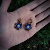 Neo-gothic Flower Earring Turkey Evil Eye Drop Earring Hot Jewelry