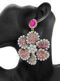 Boho Drop Rhinestone Earrings For Women Statement Jewelry