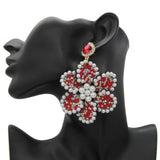 Boho Drop Rhinestone Earrings For Women Statement Jewelry