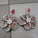 Boho Drop Rhinestone Earrings For Women Statement Jewelry