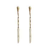 Baroque Freshwater Pearl Dangle Earrings for Women N728