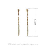 Baroque Freshwater Pearl Dangle Earrings for Women N728