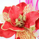 Christmas Sticky Pink Flower Party Decoration DIY Arrangement Vine Accessories