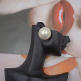 Ball-Shape Dangle Pearl Earrings For Women Golden Rosegold