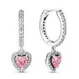 925 Silver Freshwater Pearl Hoop Earrings Wedding Gift