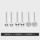 S925 Silver Women Earring Studs Hypoallergenic Jewelry