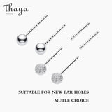 S925 Silver Women Earring Studs Hypoallergenic Jewelry