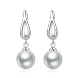 Freshwater Pearl 925 Silver Earrings Wedding Gift