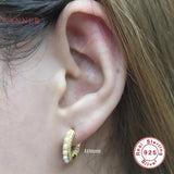925 Silver Pearls Dangle Earrings Mom Gift