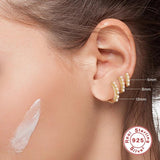 925 Silver Pearls Dangle Earrings Mom Gift