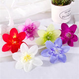 50pcs Silk Orchid Flower Heads DIY Wedding Decoration