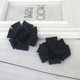 10Pcs Satin Rose Flower Wedding Brooch DIY Accessories
