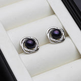 925 Silver Freshwater Pearl Earrings for Women, Wedding Jewelry