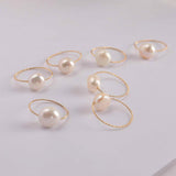 11-12mm Baroque Pearl 18k Ring Wedding Mesmerizing Natural
