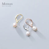 925 Silver Geometric Hoop Earrings for Women