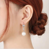 10mm 12mm Pearl Drop Earrings for Women Jewelry