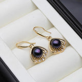 Real Freshwater Pearl Earrings for Women, Bridal Gift