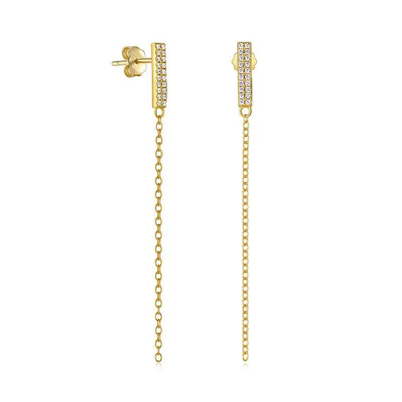 925 Silver Pearl Drop Earrings Pendientes Con Perlas