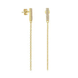 925 Silver Pearl Drop Earrings Pendientes Con Perlas