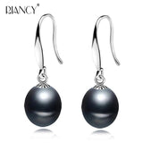 Water Drop Freshwater Pearl 925 Silver Earrings