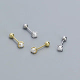 Mini Pearl Sterling Silver Stud Earrings for Girl