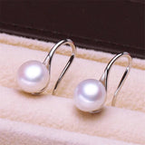 Freshwater Pearl 925 Sterling Silver Stud Earrings Gift