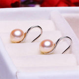 Freshwater Pearl 925 Sterling Silver Stud Earrings Gift
