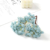 Mini Plastic Artificial Flowers Bouquet Home Room Decor Wedding DIY Wreath