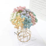 Mini Plastic Artificial Flowers Bouquet Home Room Decor Wedding DIY Wreath
