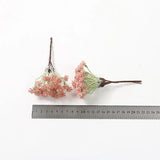 Mini Plastic Artificial Flowers Bouquet Home Room Decor Wedding DIY Wreath
