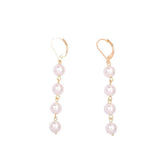 Baroque Freshwater Pearl Tassel Earrings 14K Filled