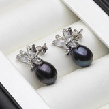 Freshwater Pearl Earrings 925 Silver Girl Gift