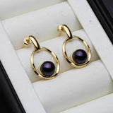Sterling Silver Natural Pearl Earrings For Women