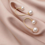 925 Silver Pearl Dangle Earrings for Women Fine Jewelry