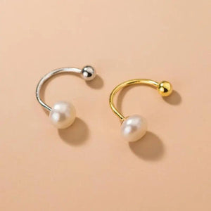 6-7mm Pearl Sterling Silver Stud Earrings for Women