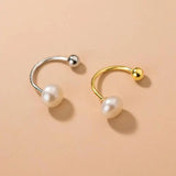 6-7mm Pearl Sterling Silver Stud Earrings for Women