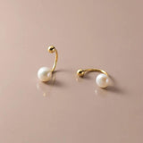 6-7mm Pearl Sterling Silver Stud Earrings for Women