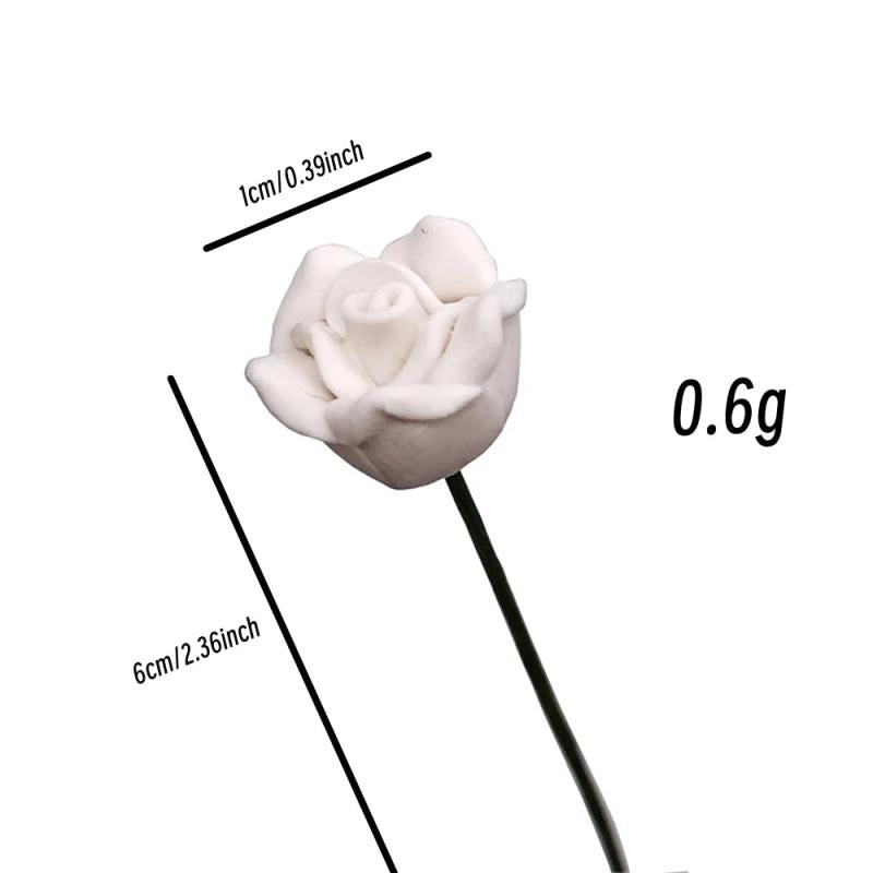 Mini Dollhouse Garden Rose Flower Bundle DIY Prop