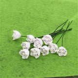 Mini Dollhouse Garden Rose Flower Bundle DIY Prop