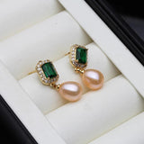 Natural Pearl Earrings For Women - Wedding Freshwater Pearl Earring