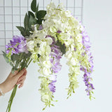 Artificial Wisteria Flower String Wedding Decoration
