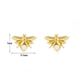 Silver Filled Earcuff Pearl Drop Earrings for Women