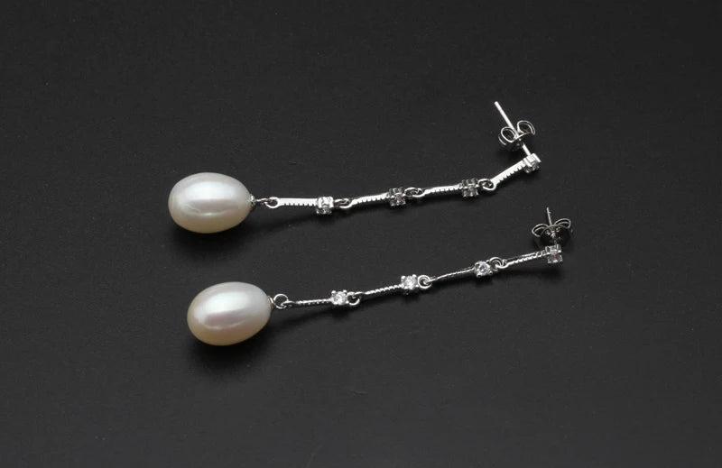 Long Pearl Earrings With Tassel for Women - Wedding Gift