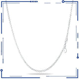 925 Silver Zircon Charm Pendant Necklace for Women Men