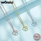 925 Sterling Silver Cat Pendant Necklace for Women